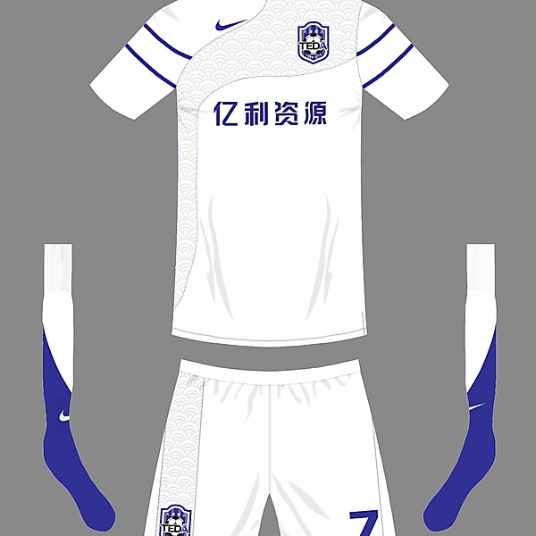 Tianjin TEDA F.C Home kit