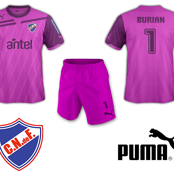 Club Nacional de Football Goalkeeper Kit Puma