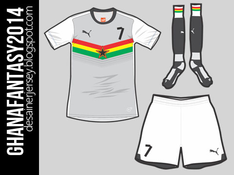Ghana 2014 Home Kit