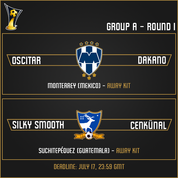 Group A - Round 1 Matches