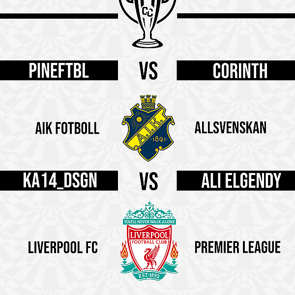Quarter Final Fixtures 1