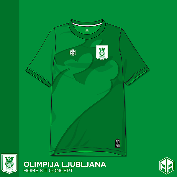 Olimpija Ljubljana home kit concept
