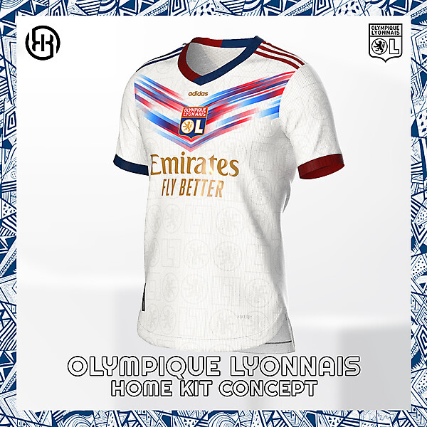 Olympique Lyon | Home kit concept