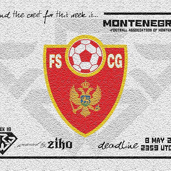 CRCW - WEEK 18: Montenegro (FSCG)