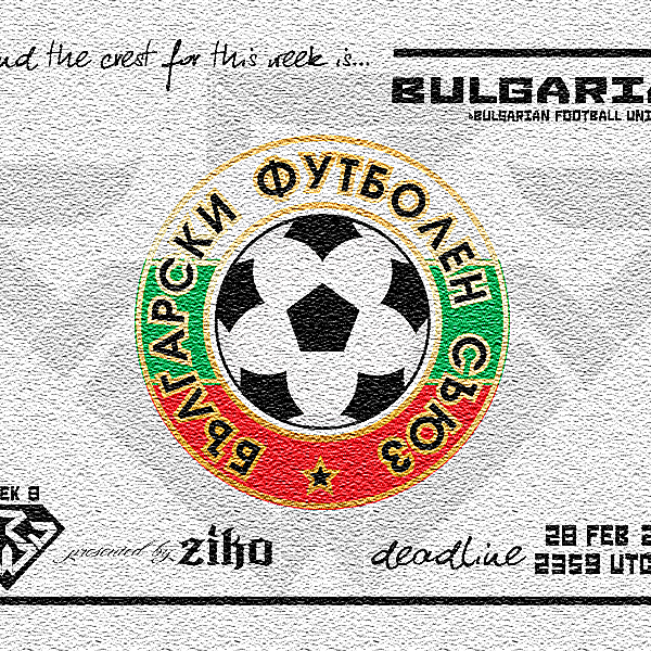CRCW - WEEK 8: Bulgaria (BFU)