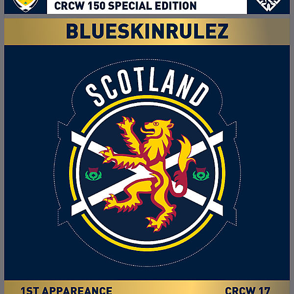 CRCW 150 SE | SCOTTISH F.A. | BLUESKINRULEZ