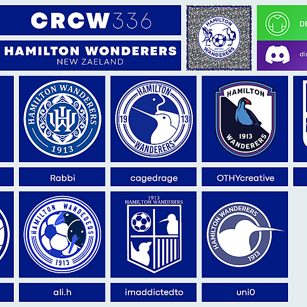CRCW 336 - VOTING PHASE - HAMILTON WONDERERS