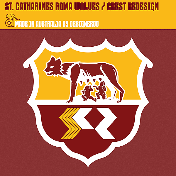 St. Catharines Roma Wolves / Crest Redesign