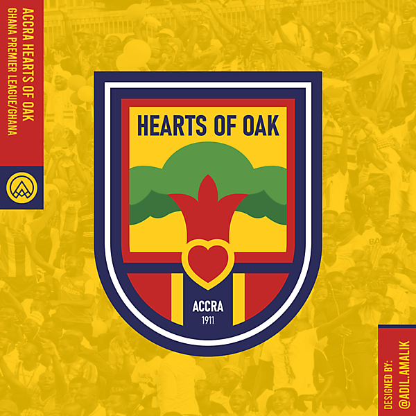 Accra Hearts of Oak crest redesign
