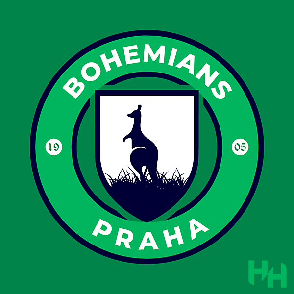 Bohemians 1905 Crest: Kangaroo of Prague
