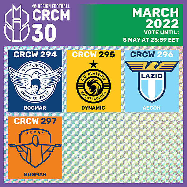 CRCM 30 - VOTING PHASE - MARCH 2022