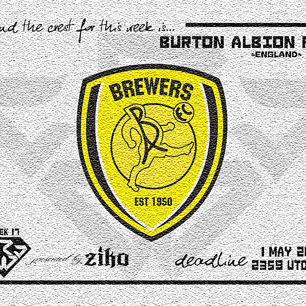 CRCW - WEEK 17: Burton Albion FC