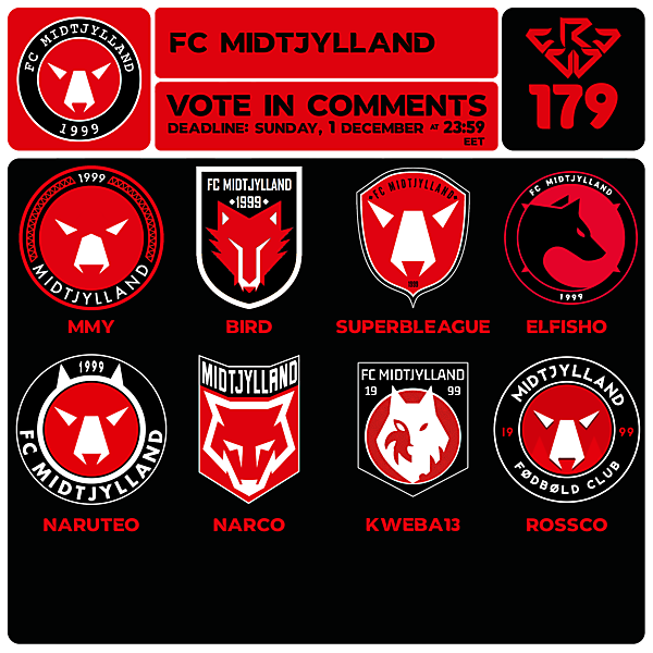 CRCW 179 VOTING - FC MIDTJYLLAND