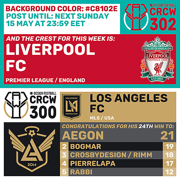 CRCW 300 SPECIAL EDITION - RESULTS PHASE - LOS ANGELES FC  /  CRCW 302 - ENTRY PHASE - LIVERPOOL FC