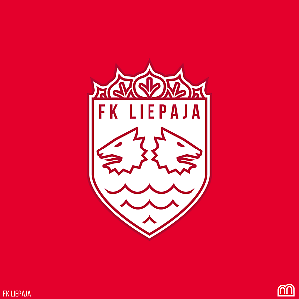 FK Liepaja Crest Redesign