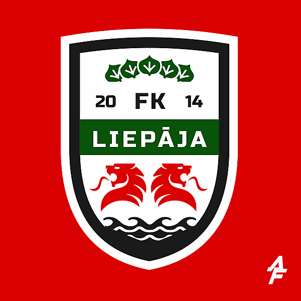 FK Liepāja Crest Redesign