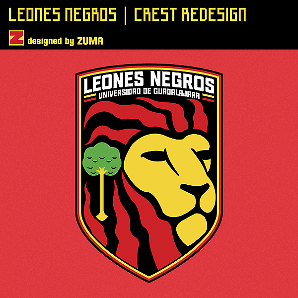 Leones Negros | Crest Redesign