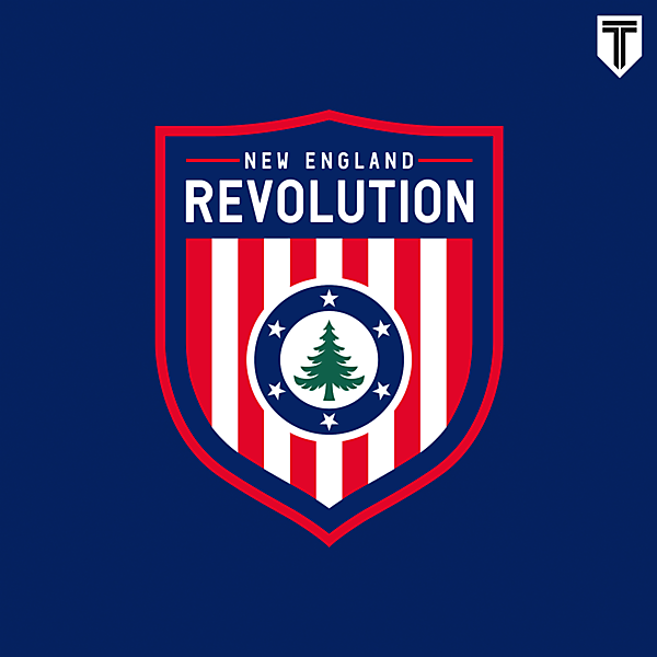 New England Revolution Crest Redesign