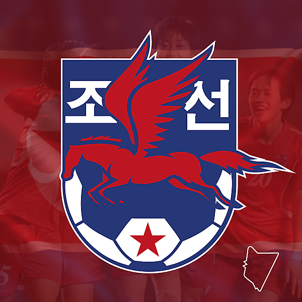 North Korea Football Asociation Redesign - Riddesign