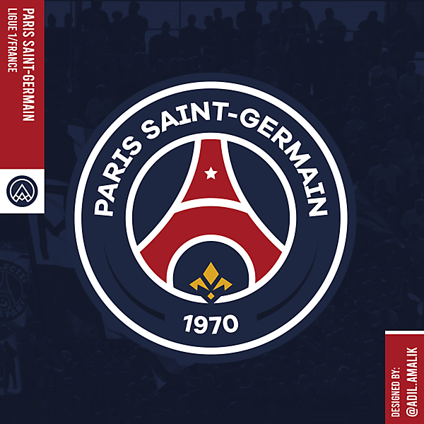 Paris Saint-Germain crest redesign