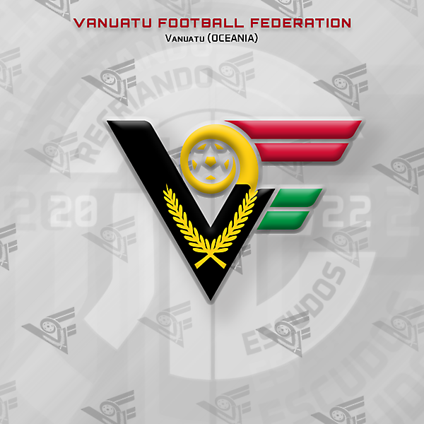 Vanuatu Football Federation by Recriando Escudos 