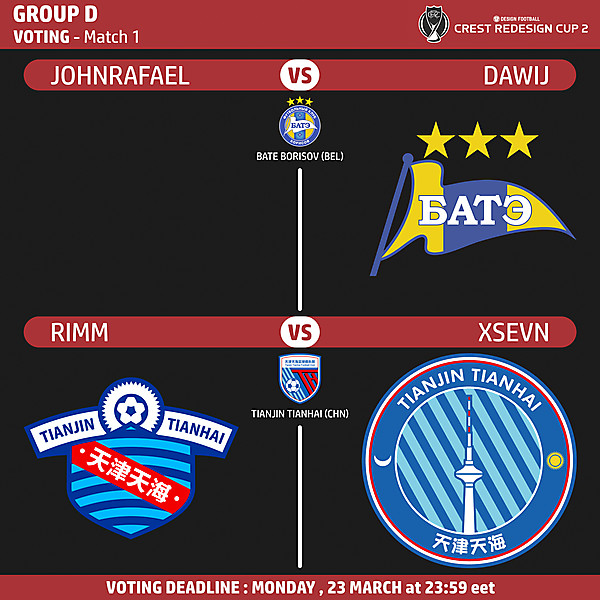 Group D - Voting - Match 1