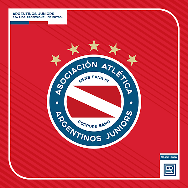 Argentinos Juniors | Rebranding By @rofe_dsgn