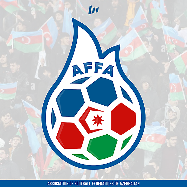 Association of Football Federations of Azerbaijan Crest Redesign CRC S3