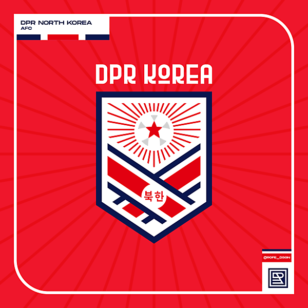 DPR Korea | Rebranding By @rofe_dsgn