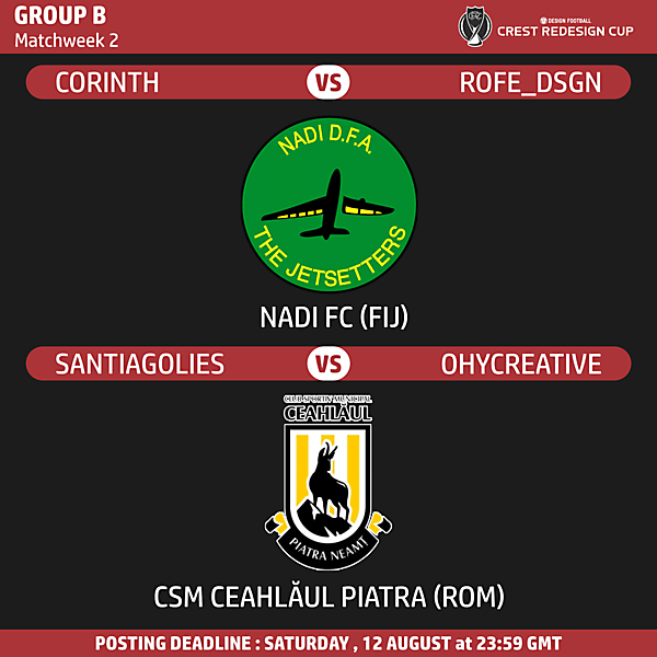 Group B Matchweek 2