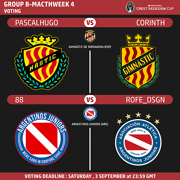 Group B Matchweek 4 - Voting