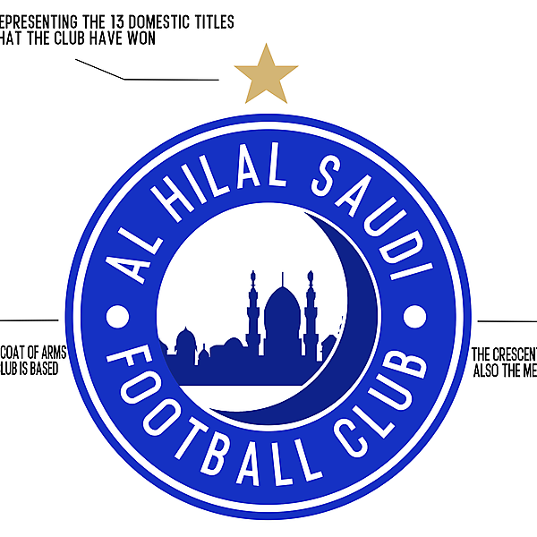 Al-Hilal redesigned logo
