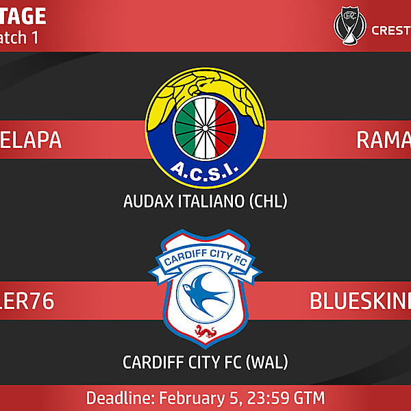 Group B - Match 1 