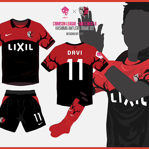 Crimson League - Matchday 6 - KASHIMA ANTLERS HOME kit