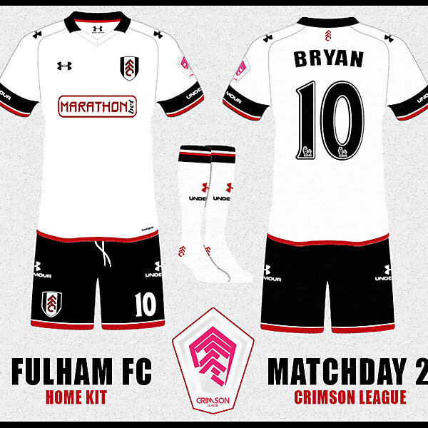 FULHAM FC - Crimson League - Matchday 2 -