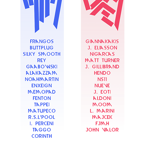 League Roster Draws