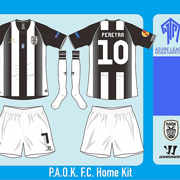 P.A.O.K. FC Home Kit - Azure League Matchday 2