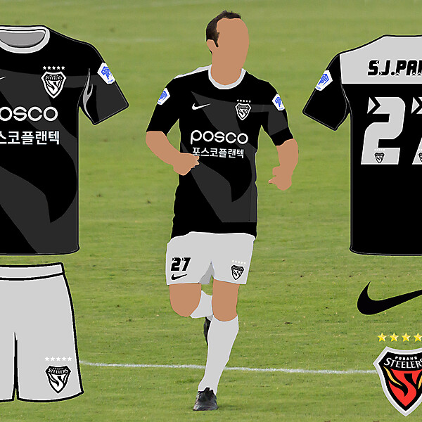 Pohang Steelers Away Kit- Azure League Matchday 4