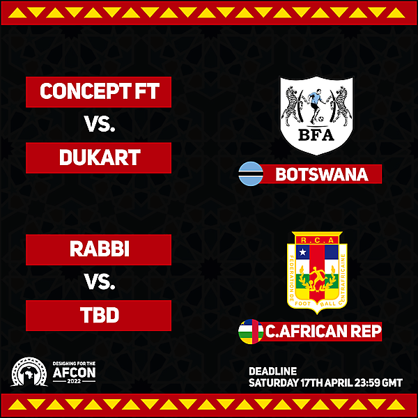 Designing for the AFCON 2022 [CLOSED]