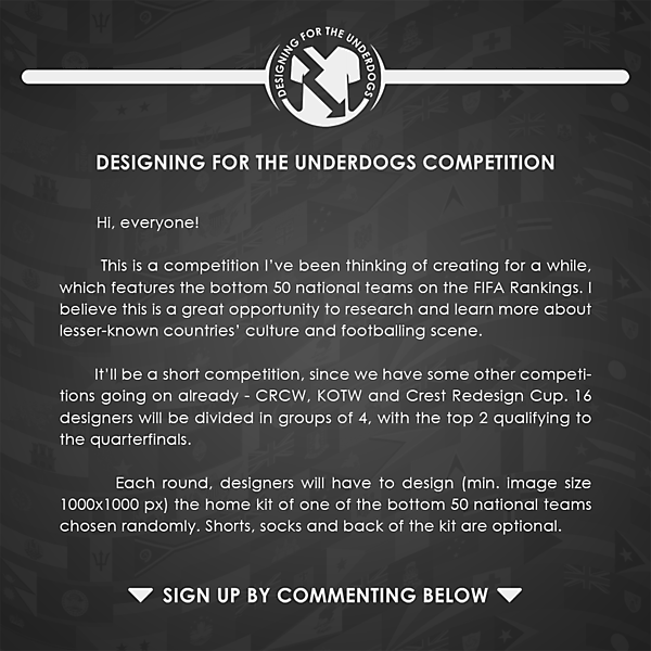 Designing for the Underdogs - Sign Up!