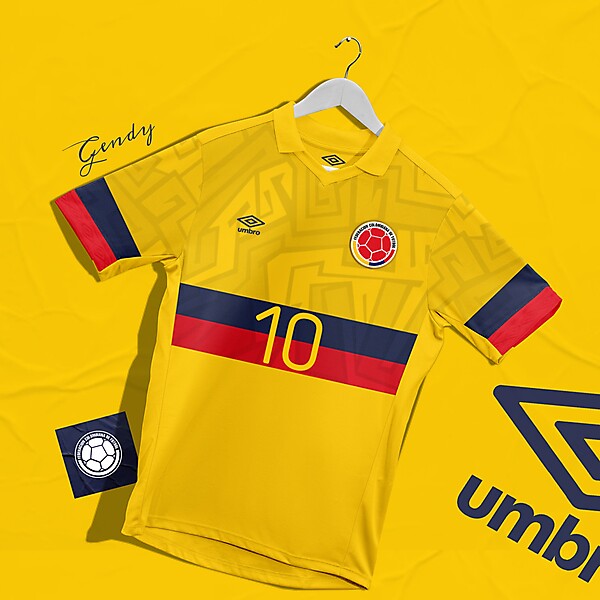 Colombia X Umbro Home Kit Concept
