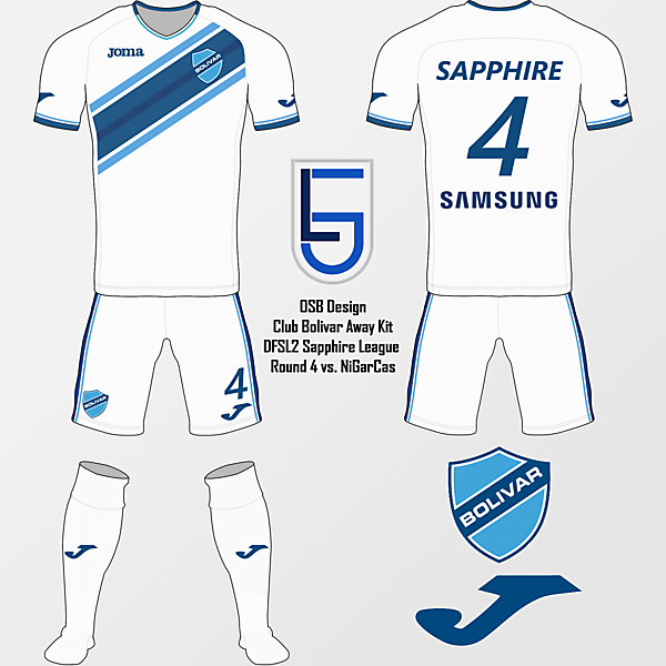 Club Bolivar Away - Sapphire R4