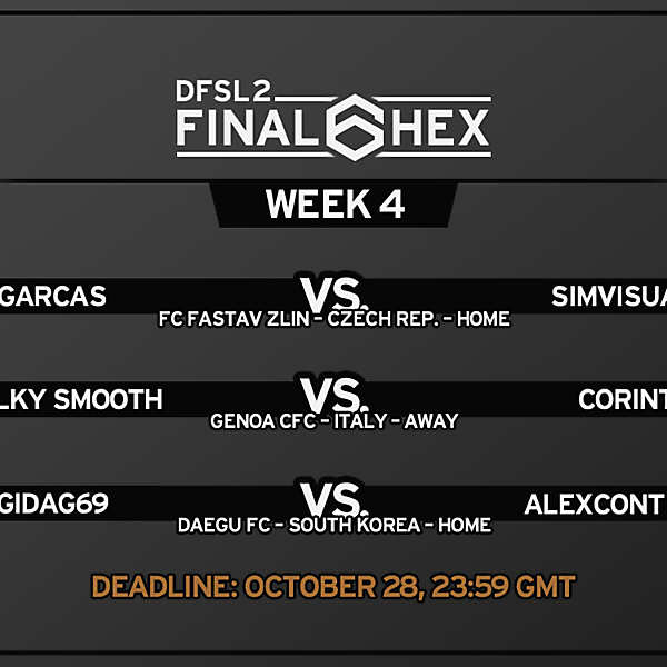 [FINAL HEX WEEK 4] Fixtures (FIXED!)
