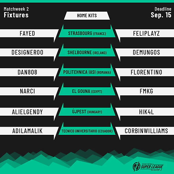 DFSL3 | Round 2 Fixtures [pt. 1]