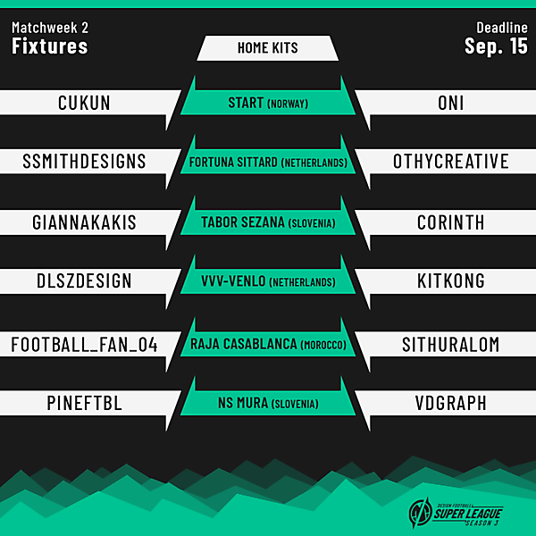 DFSL3 | Round 2 Fixtures [pt. 2]