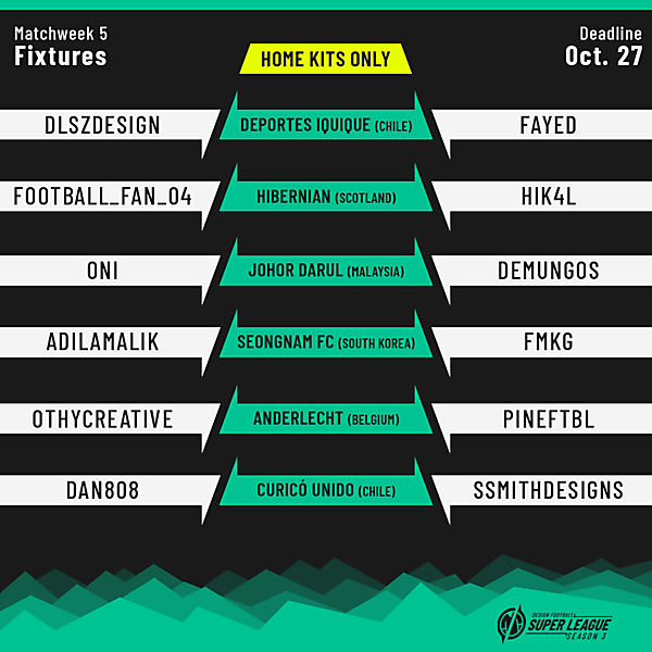 DFSL3 | Round 5 Fixtures [pt. 1]