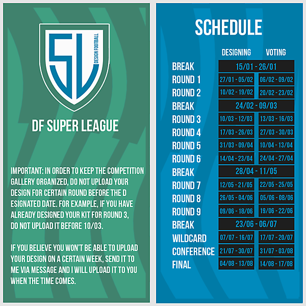 DF Super League Schedule (FIXED)