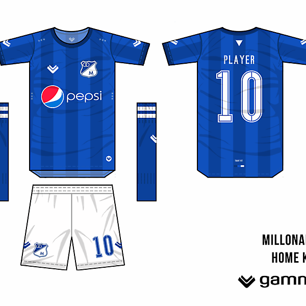 Millonarios fc home kit