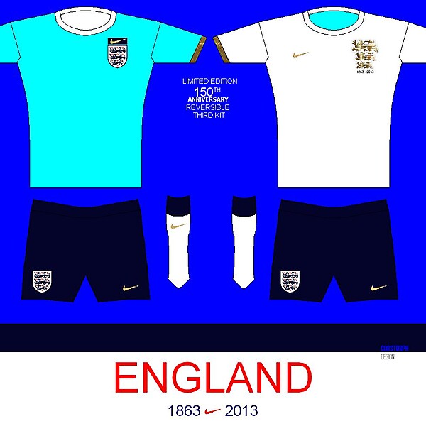 England Limited Edition Third/ Reversible