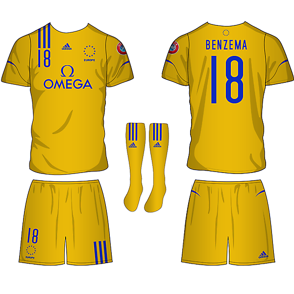 European Selection Football Team Kit Design Competition (closed)